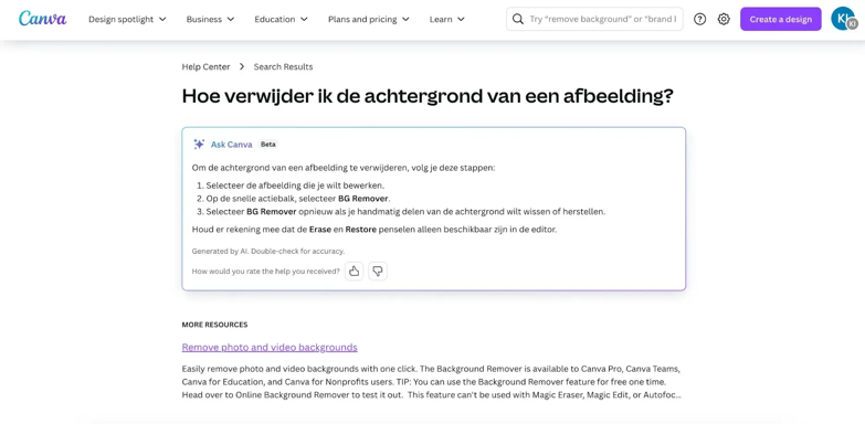 canva delivering an excellent customer experience